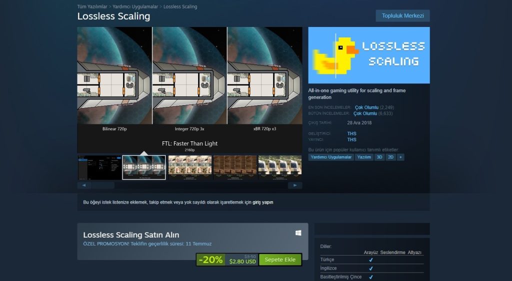 Lossless Scaling Özellikleri Neler? Gerçekten FPS Düşürüyor mu?