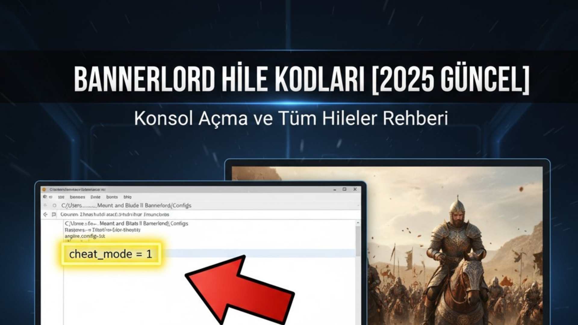 Bannerlord konsol açma