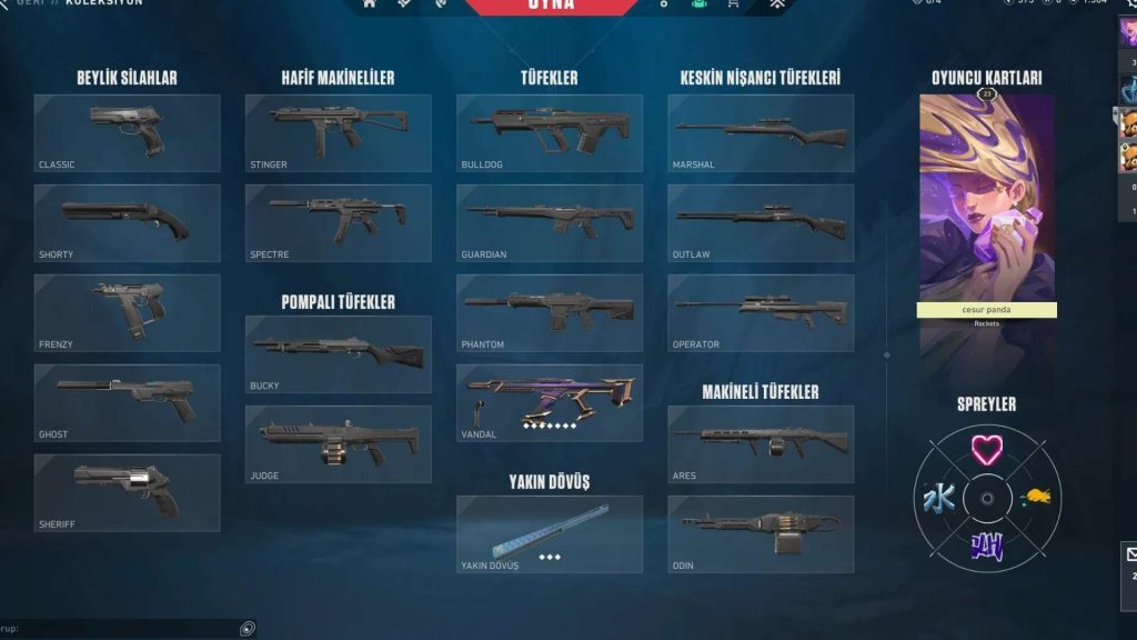 Kuronami Vandal kaç VP